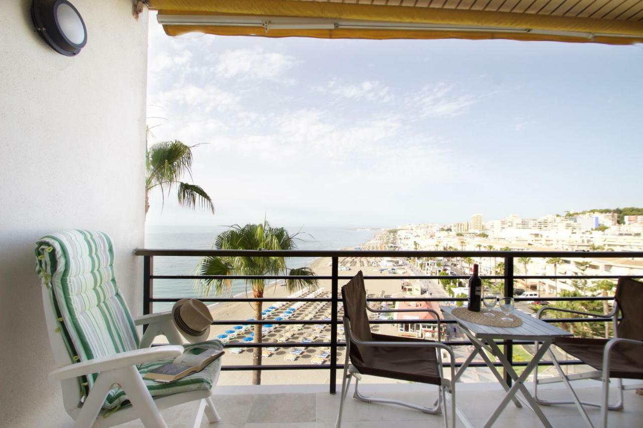 Sea Front Studio With Spacious Balcony Santa Clara Torremolinos Kültér fotó