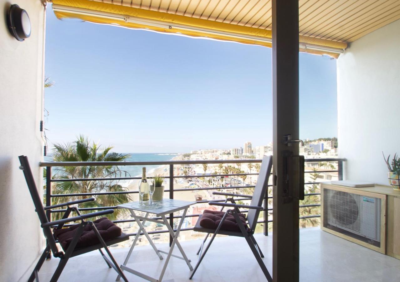 Sea Front Studio With Spacious Balcony Santa Clara Torremolinos Kültér fotó